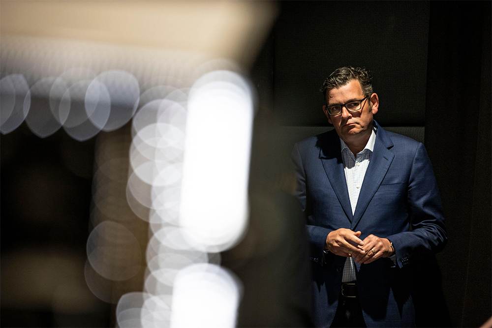 Premier Daniel Andrews (photograph via SOPA Images/Alamy)